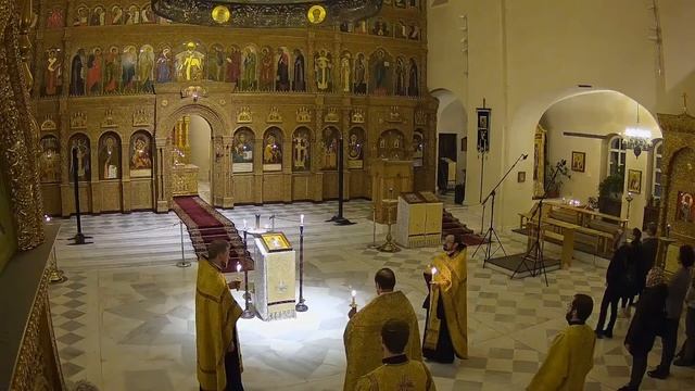 18.11.23 Всенощное бдение в Феодоровском соборе смотреть онлайн