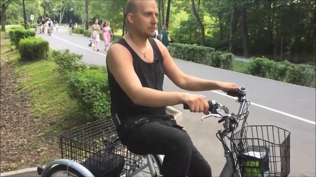 Трехколесный электрический велосипед для взрослых Doonkan Trike 24 модель 2019 смотреть онлайн