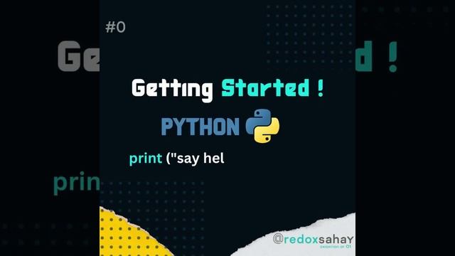 Getting started python !!! смотреть онлайн