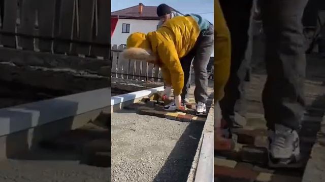 укладка брусчатки