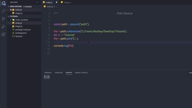 Understanding Path Module - Node For Beginners - 20 смотреть онлайн
