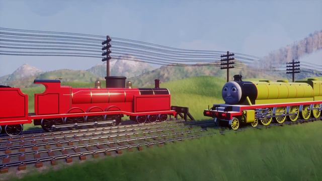 4-6-8-0 Steam Locomotive "Henry" Pulling a Heavy Goods Train смотреть онлайн