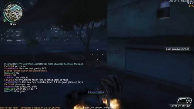 Just Cause 2 Multiplayer Diman Jeckson, Redo и Intheskygames смотреть онлайн