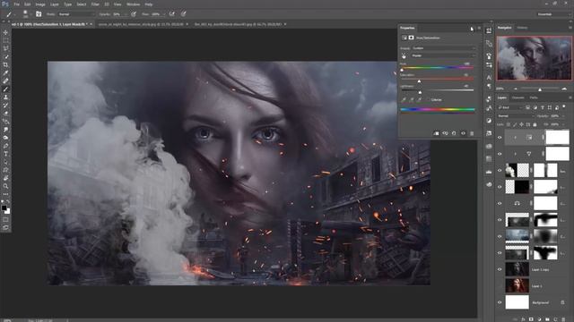 Action gaming poster design photoshop effect | photoshop tutorial cc смотреть онлайн