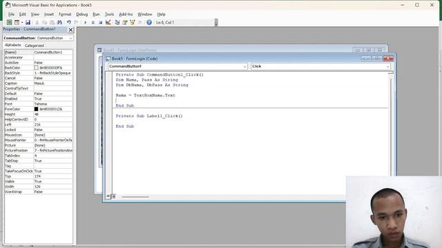 VBA Project - Simple Login Form смотреть онлайн
