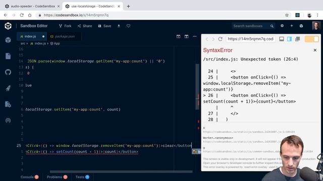 Create a custom useLocalStorage React hook смотреть онлайн