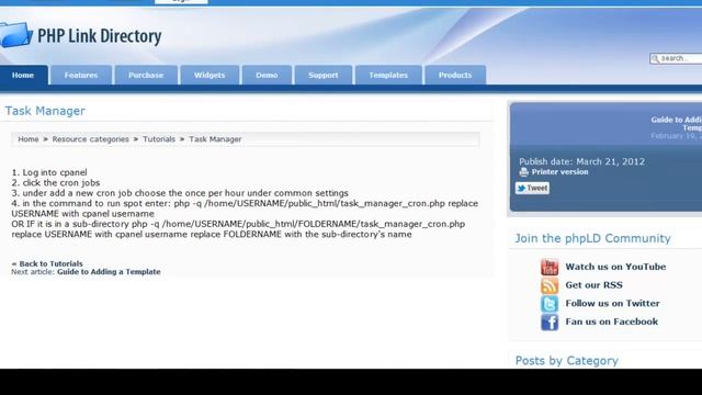Task Manager for phpLD смотреть онлайн