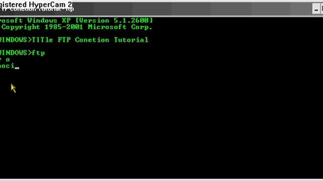 Conct to an FTP Server using CMD смотреть онлайн