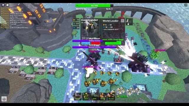 Hardcore Wave 50 on Crossroads | Tower Defense Simulator смотреть онлайн
