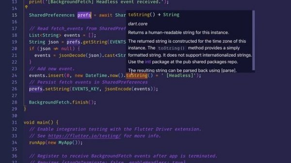 Flutter: Background Fetch | Run code in the background Android & iOS