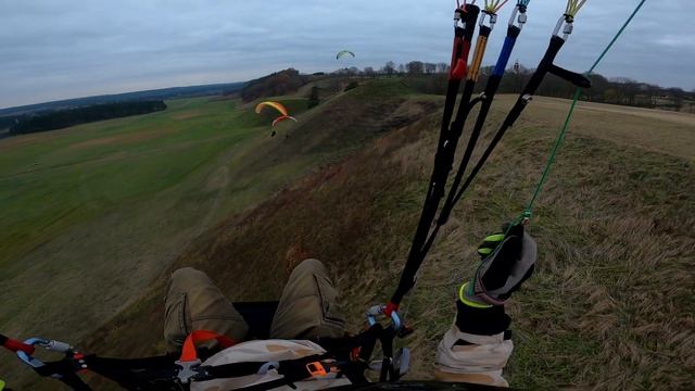 параплан полет в динамике 4k