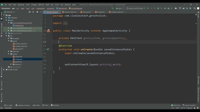 Android Studio | Grocery List application using SQLite Database - Part 2 #androidstudio смотреть онлайн