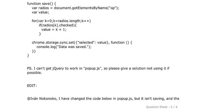 HTML : Chrome extension form saving error смотреть онлайн
