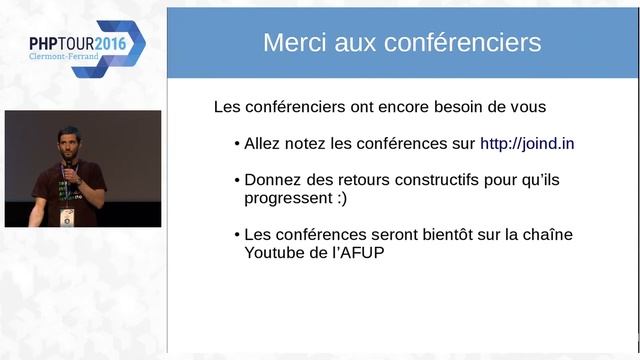 Keynote de clôture - Cyril Pascal - PHP Tour 2016 смотреть онлайн