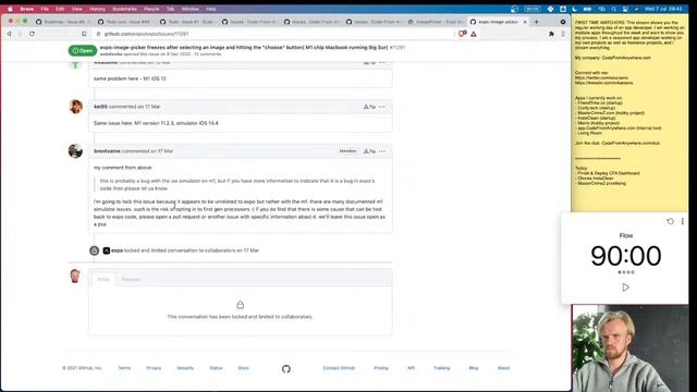 Live coding #7 - Building a dashboard for my company in React Native! - Code From Anywhere смотреть онлайн