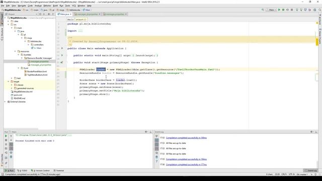 JavaFx kurs od podstaw - Resource bundles i Internacjonalizacja - I18n #26 смотреть онлайн
