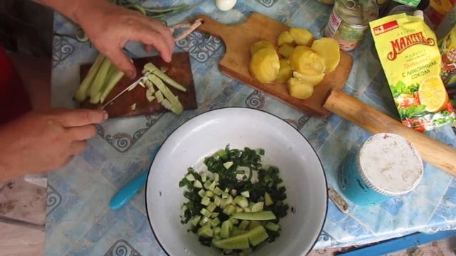 Дачный Салатик на Скорую руку быстро и просто. смотреть онлайн