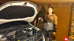 Установка подогрева двигателя 220v на Шкода Октавия 1.6 cwva