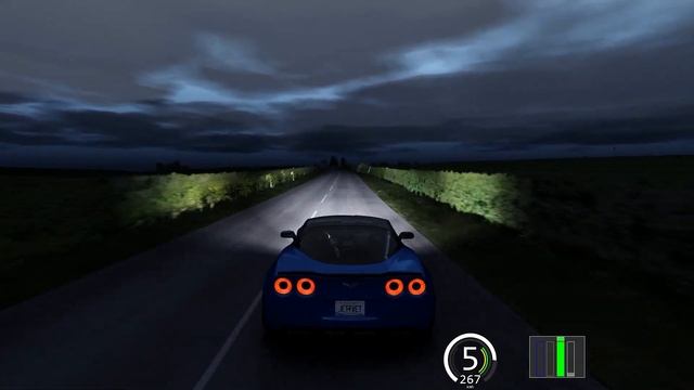 Cruising in a Chevrolet Corvette C6 Z06 - Assetto Corsa смотреть онлайн