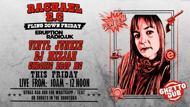 Rachael EC - Fling Down Friday - 27/01/23 **B2B2B WITH VINYL JUNKIE & MIXJAH** смотреть онлайн
