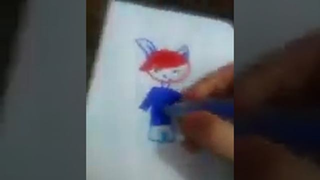Как рисовать девочку кошку смотреть онлайн
