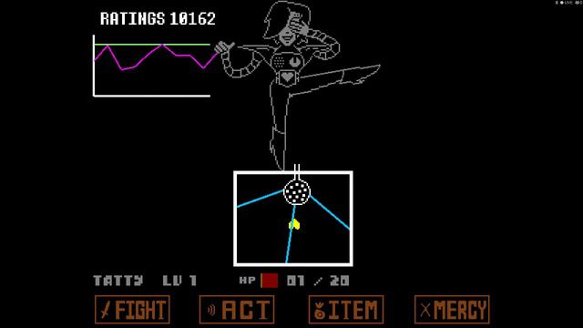 Undertale - Mettaton EX 12000 Ratings - No Items