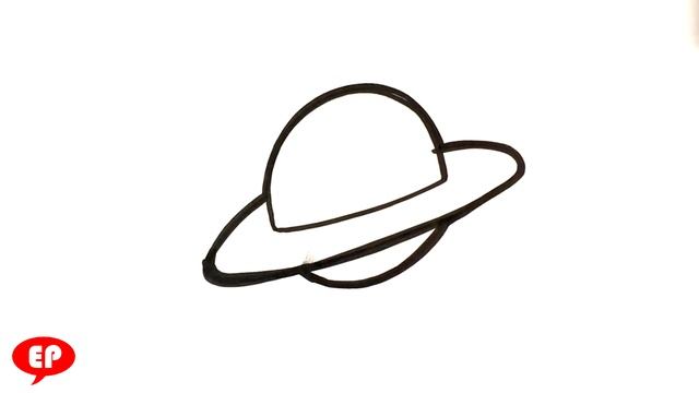 How to Draw Saturn - Easy Pictures to Draw смотреть онлайн