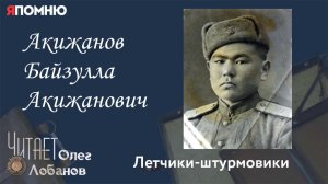 Акижанов Байзулла Акижанович. Проект "Я помню" Артема Драбкина. Летчики-штурмовики.