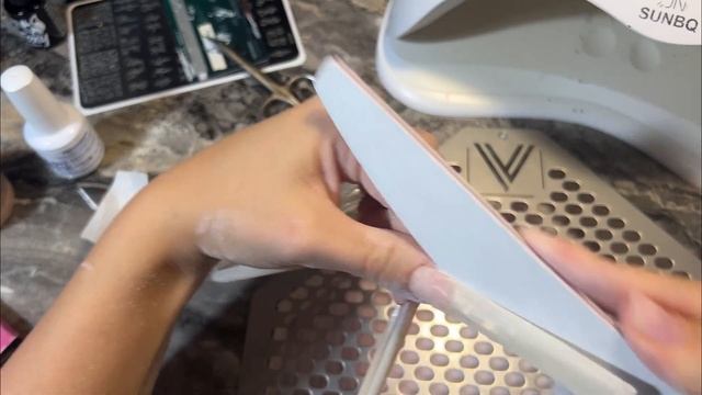 Делаю ДЛИННЫЕ НОГТИ из нулевых САМА смотреть онлайн