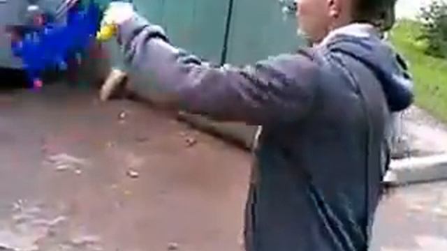 Кидаем прицеп от тачки в помойку) смотреть онлайн