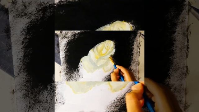 Как нарисовать розу маслом смотреть онлайн