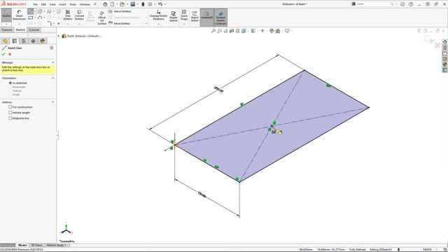 SOLIDWORKS 3D Sketching Basics смотреть онлайн