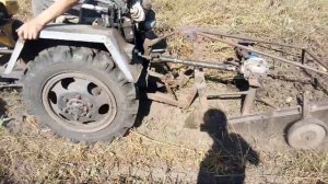ОДНОРЯДНАЯ ТРАНСПОРТЁРНАЯ КАРТОФЕЛЕКОПАЛКА К МИНИТРАКТОРУ