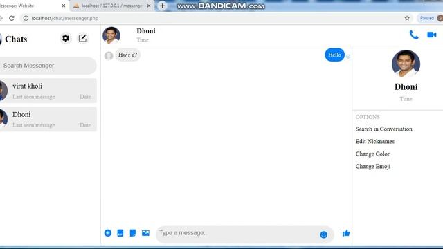 Messenger Chat Website Part-36: Send Messages to Users AJAX PHP MYSQLI . смотреть онлайн