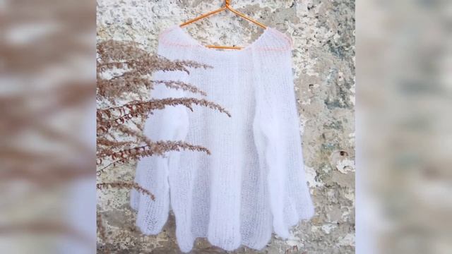 ✓ Свитер паутинка alize KID MOHAIR [Вяжем спицами] смотреть онлайн