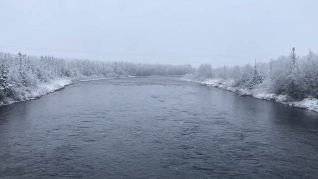 Early Morning snowfall on Mary March Brook. смотреть онлайн