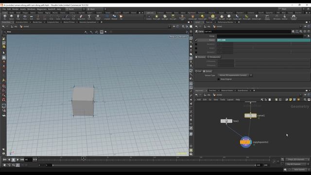 camera along path houdini (easy way) смотреть онлайн