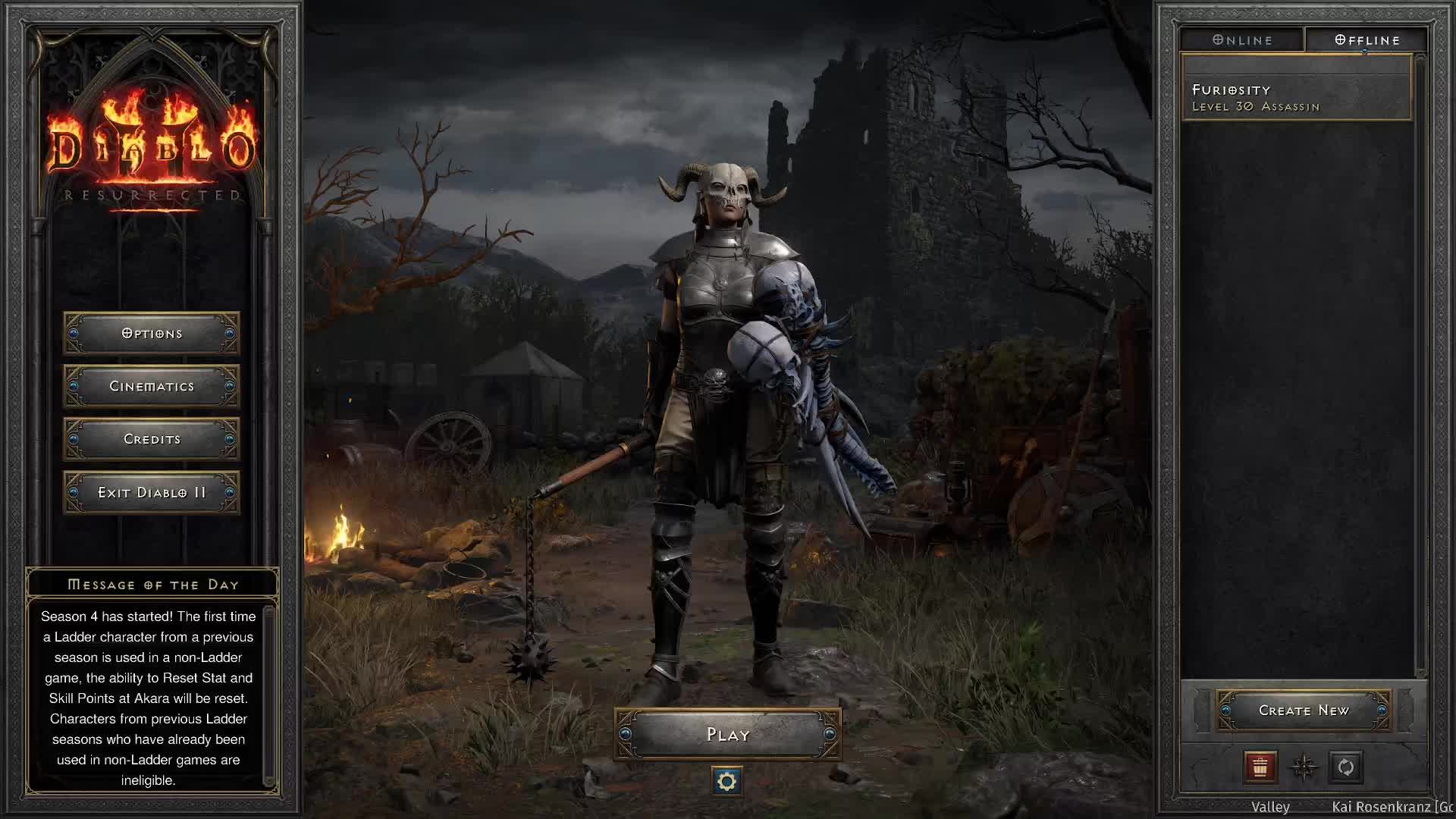 Diablo 2 Resurrected | SSF Bladesin