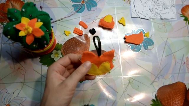 Лисенок из фетра. Мягкая игрушка-брелок своими руками смотреть онлайн