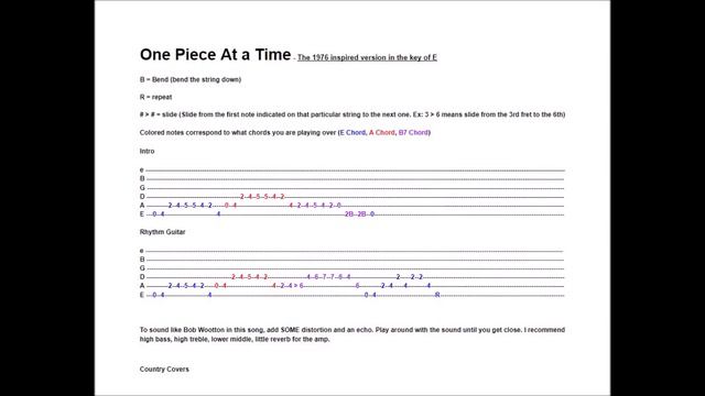 Tablature Thursday Compilation