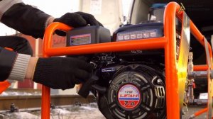 Автономный мини гудронатор BS-12. Распыление битумной катионной эмульсии ЭБК. https://асфальт-тех.р