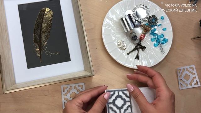 Декор в фоторамке из FIX PRICE/ Стильный интерьер в миниатюре/DIY 3D Miniature Room Photo Frame смотреть онлайн