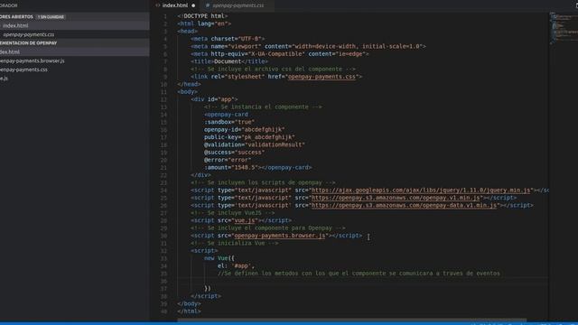 Vue component for credit card payments with Openpay смотреть онлайн