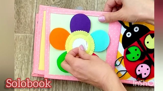 Развивающая книжка из фетра для Оливии / Quiet book смотреть онлайн