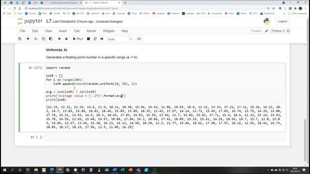Python Course: Part 10: Random Numbers смотреть онлайн
