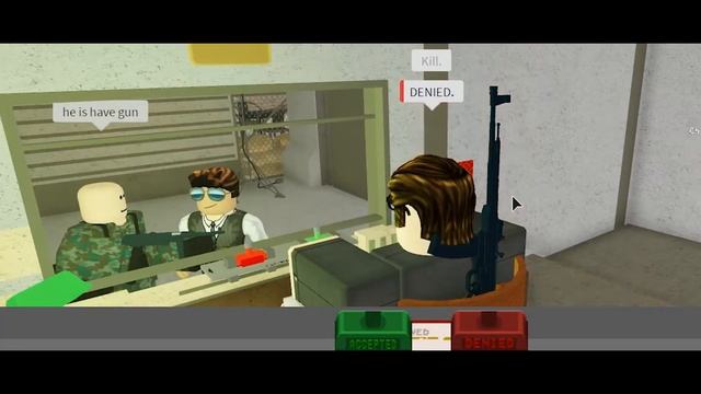 Papers, please but it's actually a game in roblox. смотреть онлайн