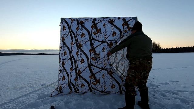 Супер Палатка 4-местная Улов 200х200 зимний лес, трехслойная смотреть онлайн