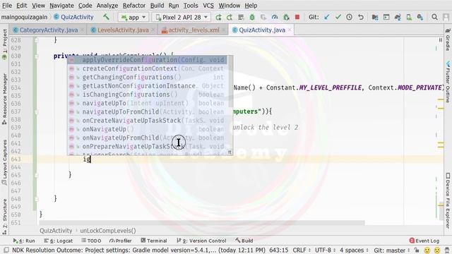 Multiple Choice Quiz App with SQLite Integration Part 35 - Modify Quiz Activity for Levels Logic смотреть онлайн
