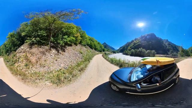 Исследуя нетронутые долины: VR-путешествие вдоль реки VR 360 #КЧР #Каяк смотреть онлайн