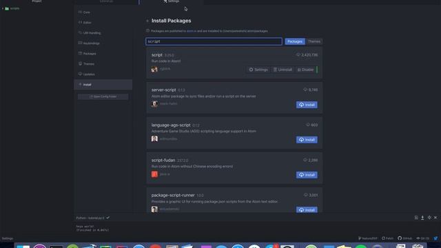 How to run your code in Atom! (Mac 2020) смотреть онлайн